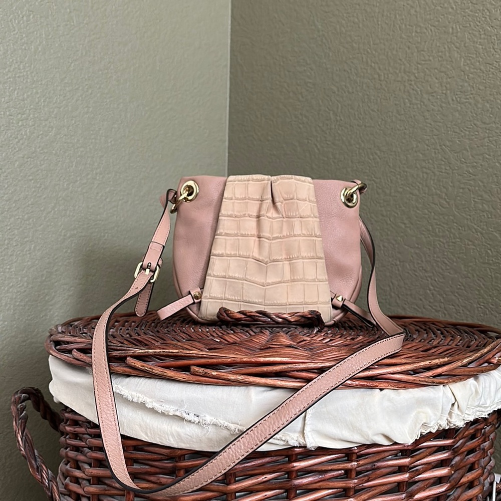 Vince Camuto blush cross body with adjustable strap